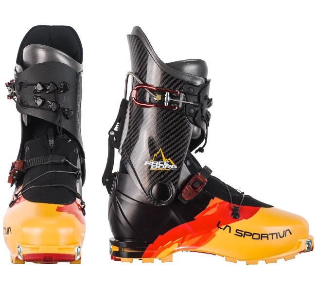 BOTA ESQUÍ DE MONTAÑA RACEBORG Negro/Amarillo - LA SPORTIVA