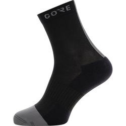 MID SOCKS Black/Graphite Grey - GORE