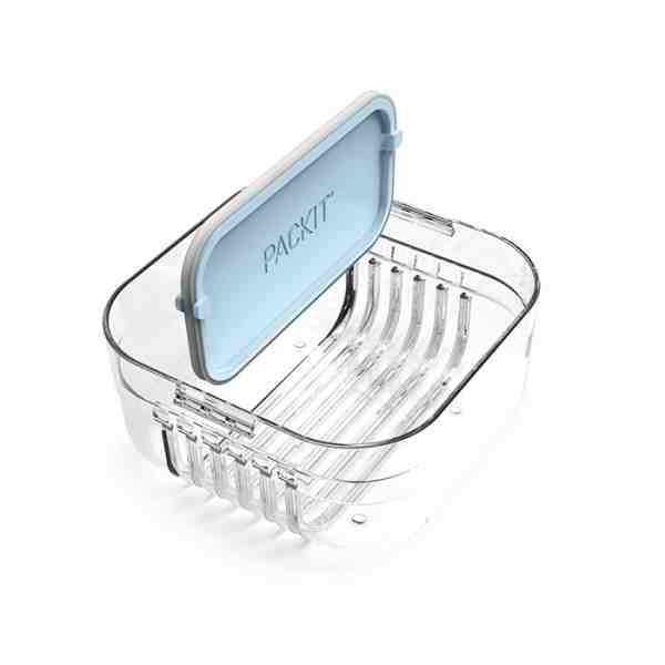 FIAMBRERA SNACK BENTO 0,7L AZUL CLARO - PACKIT