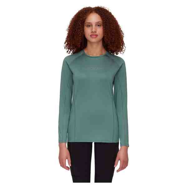 CAMISETA MANGA LARGA SELUN FL LOGO W DARK JADE - MAMMUT