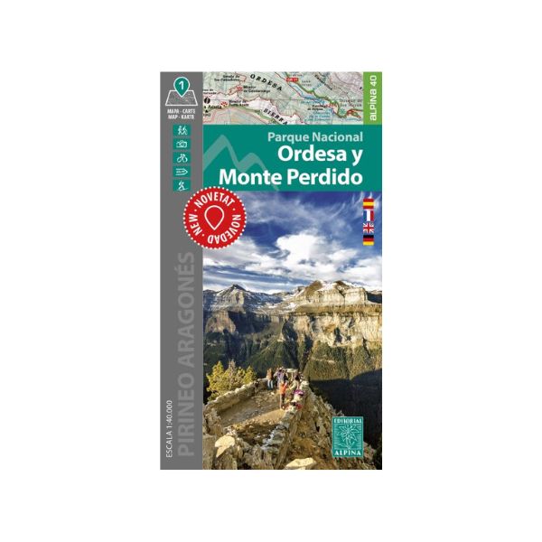 MAPA ORDESA Y MONTE PERDIDO 2022 - ALPINA