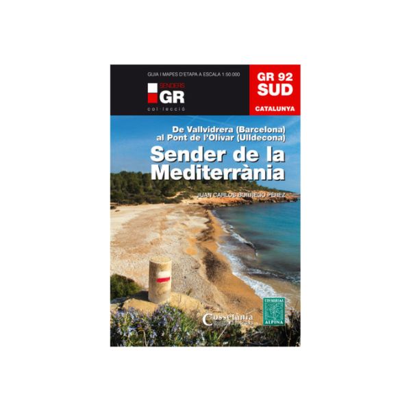 MAPA SENDER DE LA MEDITERRÀNIA GR92 SUD - ALPINA