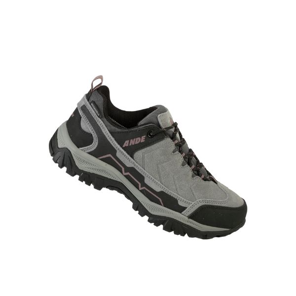 Sabatilla Trekking Hiker Low WP Gris Malva - ANDE