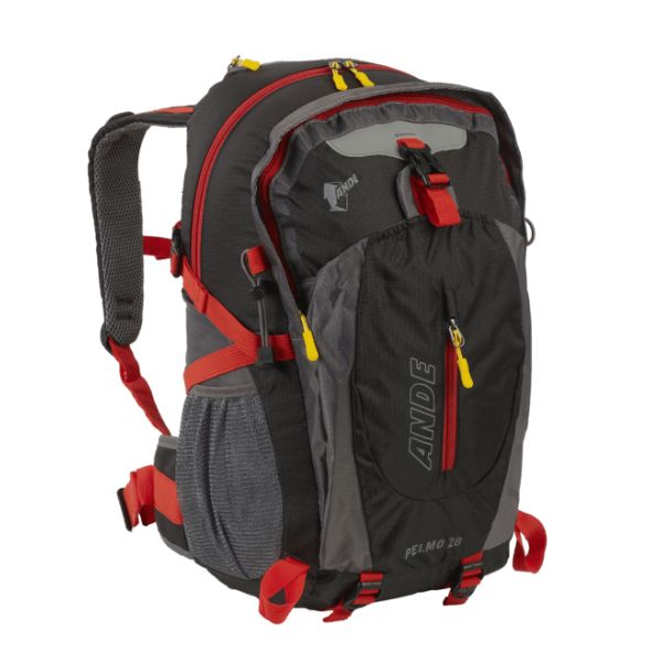 Motxilla Muntanya Pelmo 28 Ltr Negre Vermell - CAMINI