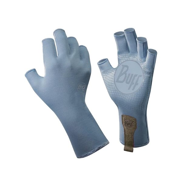 GUANTES DE PESCA GLOVES WATER GLACIER BLUE - BUFF