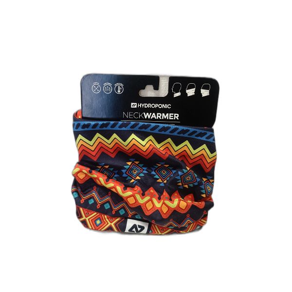 Braga Cuello estampada Naranja-Azul - HYDROPONIC