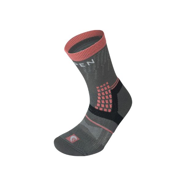 Calcetines de Montaña Light Hiker Charcoal Azalea - LORPEN
