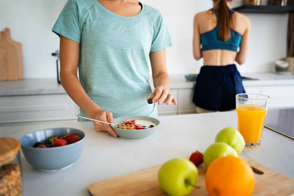 qué comer antes de entrenar por la tarde