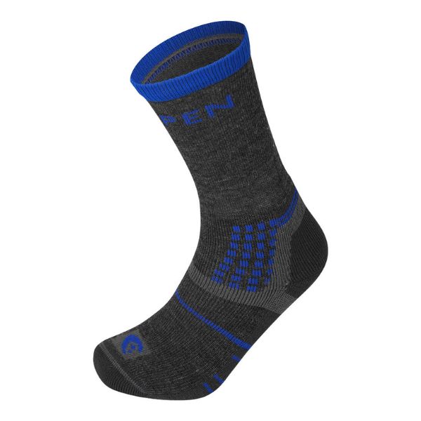 Mitjons de Muntanya T3 Mid Hiker Blau Carbó Blau - LORPEN