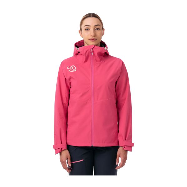 Chaqueta Impermeable Valdur Rosa - TERNUA