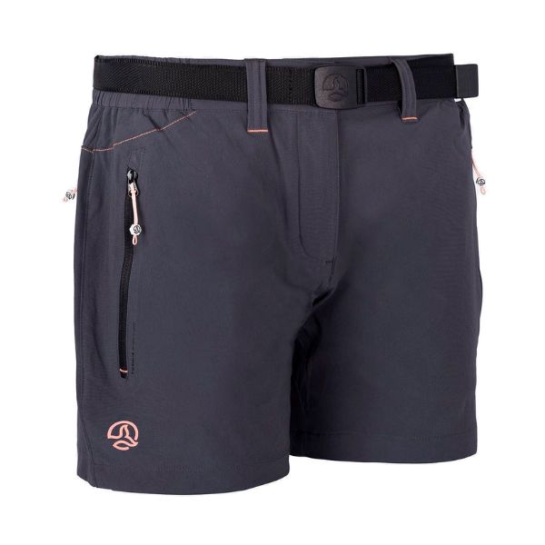 Pantalones de Montaña Cortos Friza Whales Gris - TERNUA