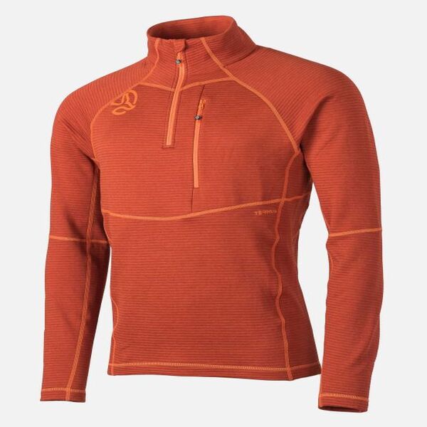 Chaqueta Hombre Momhill 1/2 Zip Deep Ginger - TERNUA